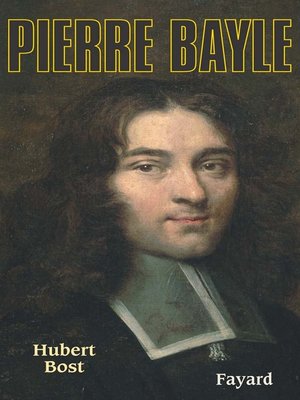 cover image of Pierre Bayle